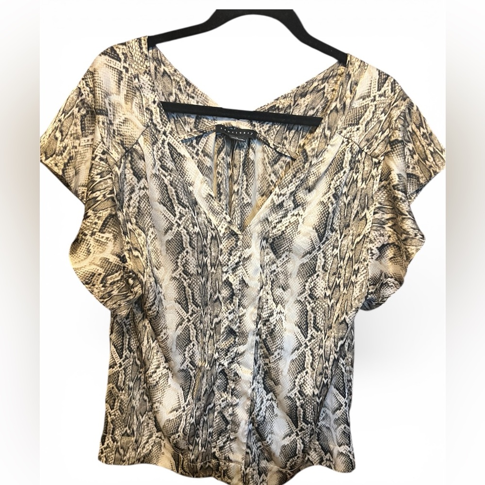 Sanctuary Snake Print Top Mirg Countryside, Size L